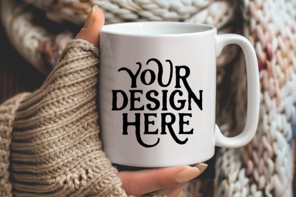 Download Blank Mug Mockup Winter White Coffee Mug - Mug mockup Collection