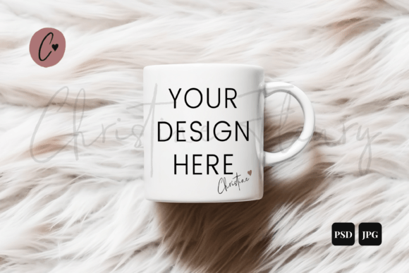 Download Mug Mockup on Fur, 11oz Mug Wrap Mockup - Mug mockup Collection