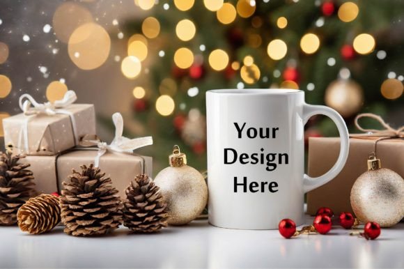 Download Christmas White Mug Mockup - Mug mockup Collection