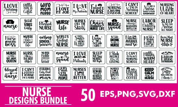Download Nurse SVG Designs Bundle &amp; TShirt Design - Premium Resources